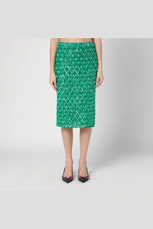 P.A.R.O.S.H. Sequined Midi Skirt