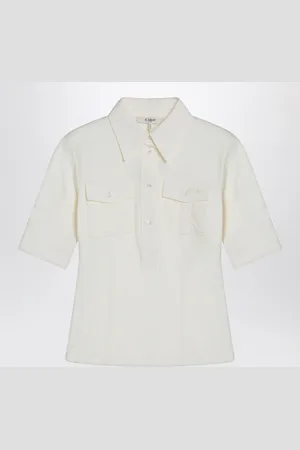 Chloé Milk Coloured Cotton Polo