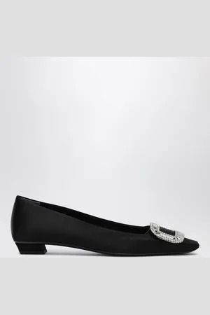 Roger Vivier Belle Vivier Satin Ballerina
