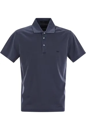 FAY Cotton Jersey Polo Shirt