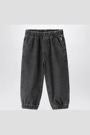 Il gufo Washed Denim Jeans