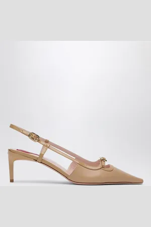 Roger Vivier Desert Leather Décolletés Slingback Viv