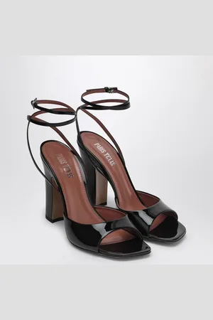 PARIS TEXAS Lara 100 Black Patent Leather