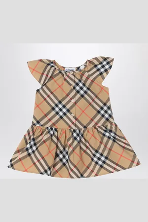 Burberry Dress In Cotton With Check Pattern