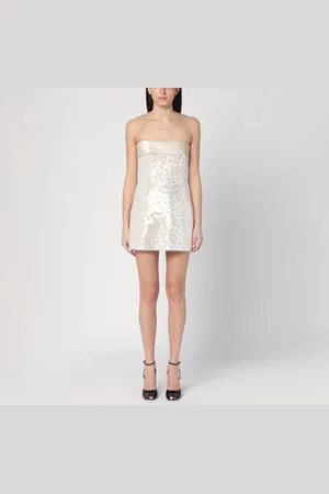 Philosophy Mini Ivory Dress With Sequins