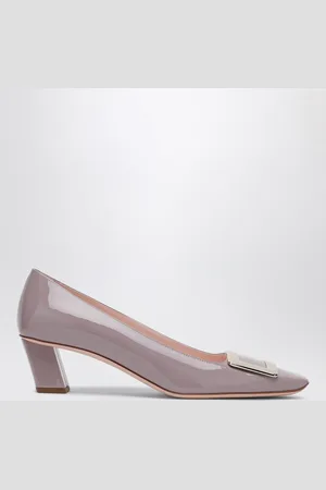 Roger Vivier Belle Vivier Patent Leather Dustry Rose Décolletés
