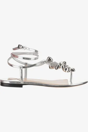Mach & Mach Sandal With Metallic Decoration