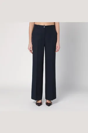 P.A.R.O.S.H. Palazzo Trousers In Linen Blend