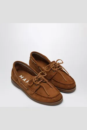 MANEBI Suede Boat Shoes