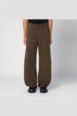 Dsquared2 Military Wide Trousers With Wear
