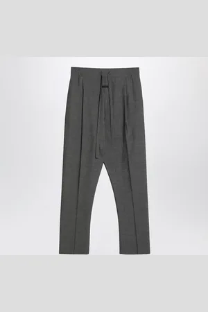 FEAR OF GOD Gray Cotton And Wool Trousers