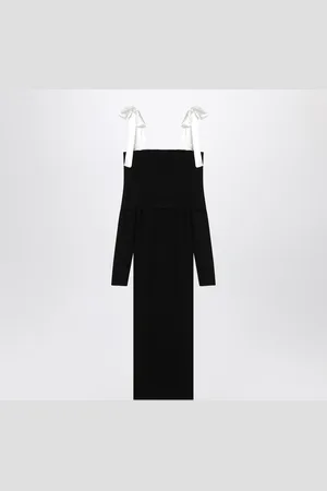 ROTATE Midi Dress With Bows