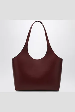 Aesther Ekme Bordeaux Leather Supple Tote Bag L