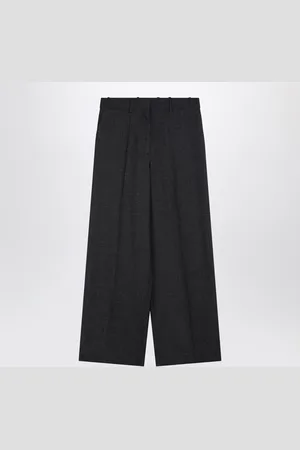 Givenchy Dark Wool Wide Trousers