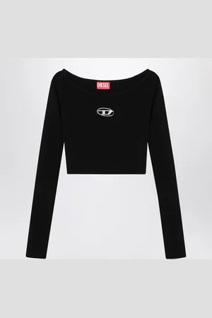 Diesel Red Top Cropped Vera Ls