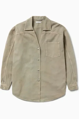 1989 STUDIO Light Brown Denim Overshirt