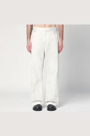 Entire Studios Ivory Denim Trousers