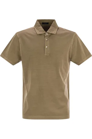 FAY Cotton Jersey Polo Shirt
