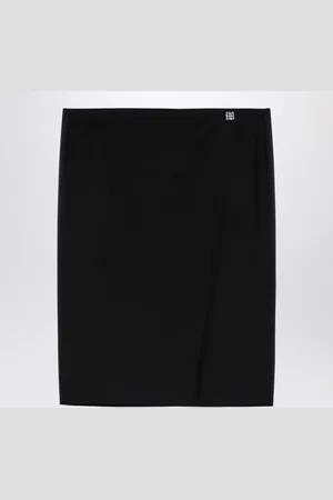 Givenchy Wool Skirt With Metal Button 4 G