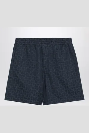 Givenchy /Blue Shorts With 4 G Logo Print