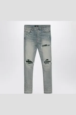 AMIRI Jeans Suede Mx1 Antique Indigo