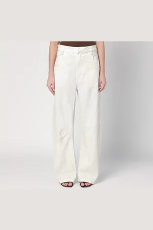 Entire Studios Ivory Denim Trousers