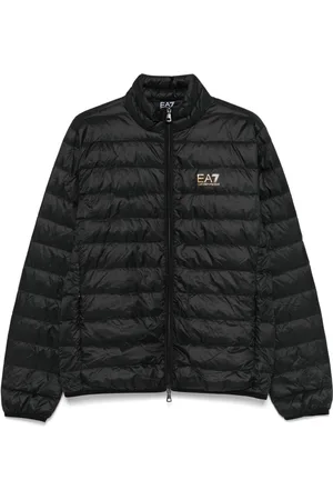 EA7 Logo Short Down Jacket