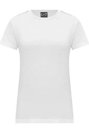 EA7 Logo Cotton T Shirt