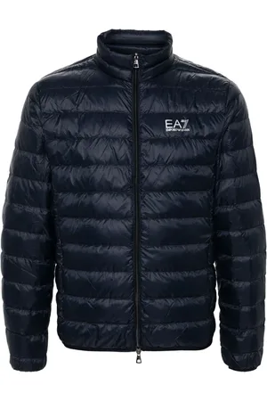 EA7 Logo Short Down Jacket