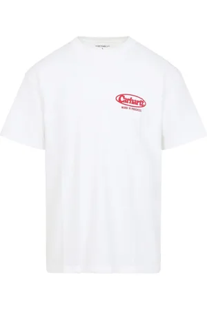 Carhartt WIP Logo Cotton T Shirt