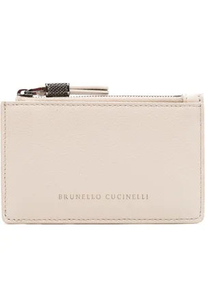 Brunello Cucinelli Leather Zipped Pouch