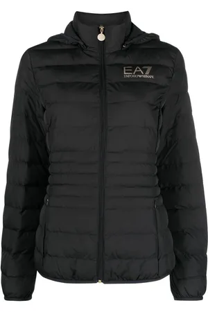 EA7 Logo Short Down Jacket