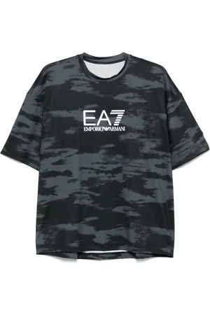 EA7 Logo Printed T Shirt