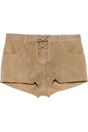 Isabel Marant Delma Leather Shorts