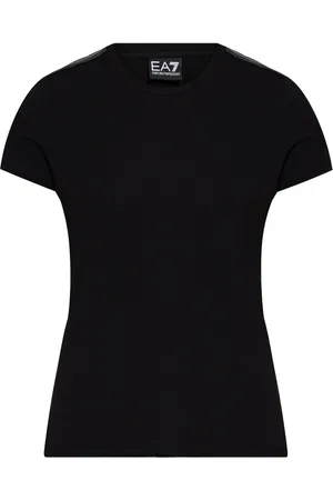 EA7 Logo Cotton T Shirt