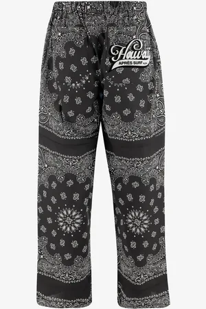 APRÈS SURF Cotton Pants With Bandana Pattern