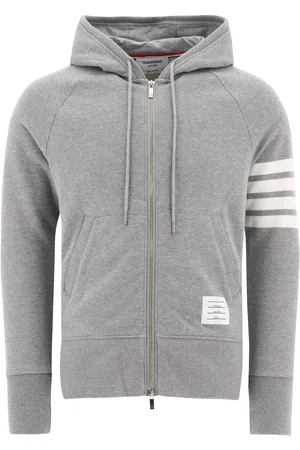 Thom Browne "4 Bar" Zippered Hoodie
