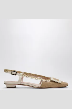 Roger Vivier Belle Vivier Cream Coloured Slingback