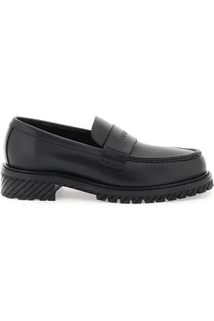 OFF-WHITE Leather Loafers For
