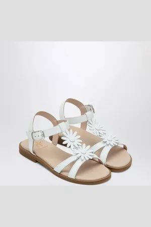 Il gufo Sandal With Applied Flowers