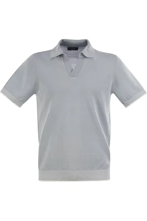 PESERICO SIGN Polo Shirt In Linen And Cotton Yarn