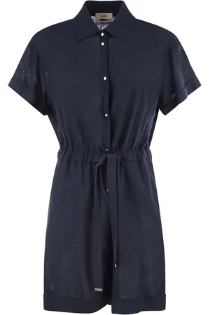 HERNO Chemisier Jumpsuit With Drawstring