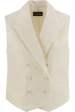 MVP Wardrobe Double Breasted Cotton And Silk Waistcoat