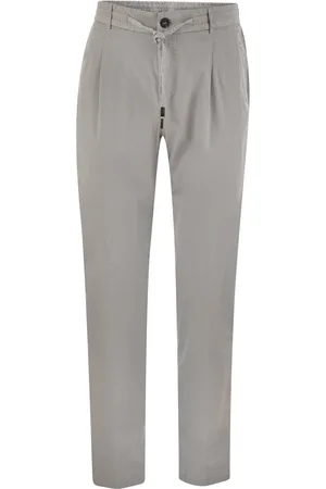 PESERICO SIGN Stretch Cotton Gabardine Jogger