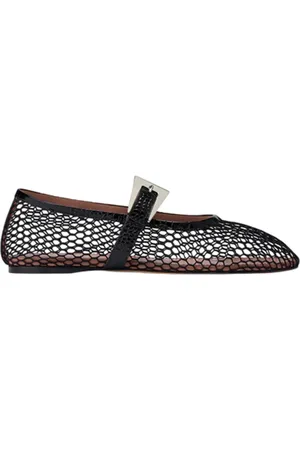 PARIS TEXAS Sveva Buckle Ballet Flat