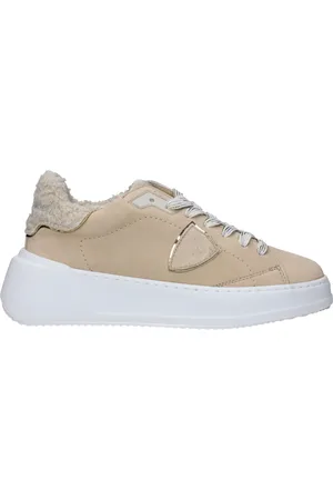 Philippe model Sneakers Temple Womens Suede Beige
