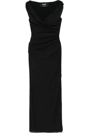 Jacquemus La Robe Rita Longue Evening Dress