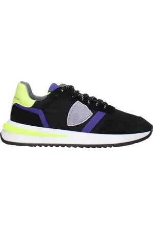Philippe model Sneakers Tropez 2.1 Woman Fabric Black/Fluo Yellow