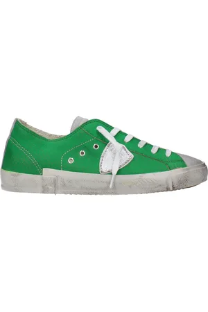 Philippe model Sneakers Prsx Mens Leather Green/Gray