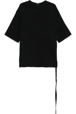 ANN DEMEULEMEESTER Aga High Comfort Fit T Shirt With "Ss25 The Dialog Of Another Day" Print